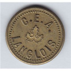 Br 617. C. E. A. Langlois' token