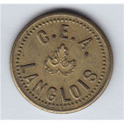 Br 617. C. E. A. Langlois' token