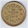 Image 2 : Br 629. A(natole) P(apineau). 5 Cents In Trade.