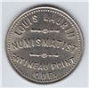 Image 1 : Br 630. Louis Laurin's Numismatist Card.