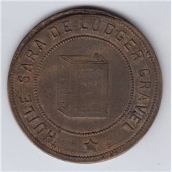 Br 647. Ludger Gravel's Advertising Token