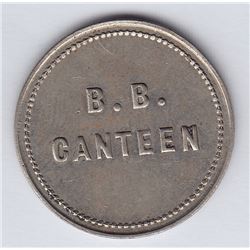 Br 649. B. Battery Canteen Token, Quebec.