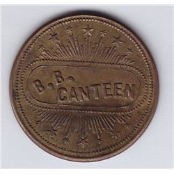 Br 650. B. Battery Canteen Token, Quebec.