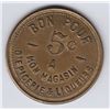 Image 2 : Br 652. A. Labelle's Token, Hull, 1892.