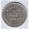 Image 1 : Br 652. A. Labelle's Token, 1892.