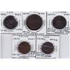 Image 1 : Nova Scotia countermarks - Lot of 5