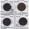 Image 1 : Wellington halfpenny countermarks - Lot of 4