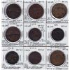 Image 1 : Bank of Upper Canada countermarks - Lot of 9