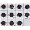 Image 2 : Province of Canada large cent countermarks - Lot of 11
