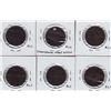Image 2 : Canada Victoria large cent countermarks - Lot of 6