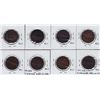 Image 2 : Canada Victoria large cent countermarks - Lot of 8