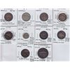 Image 1 : Canada Victoria silver coin countermarks - Lot of 10