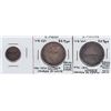 Image 1 : Canada Victoria silver coin countermarks - Lot of 3