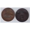 Image 1 : W. MEAD countermarks - Lot of 2