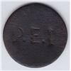 Image 1 : Canadian Countermark - P.E.I countermarked on blank planchet.