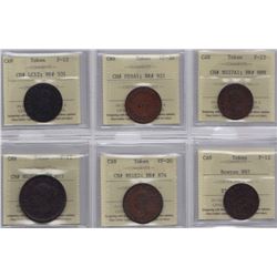 Lot of 6 ICCS Graded Tokens