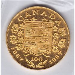 Canadian Medals - Private Issue Centennial Gold Medal, 1967.