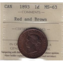 1893 One Cent