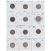 Image 1 : Canadian & Newfoundland Ten Cents - Lot of 12