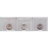 Image 2 : Twenty Five Cents - Lot of 3 ICCS Graded