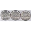 Image 2 : 1935 Canadian Silver Dollars - Lot of 3