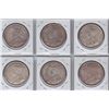 Image 2 : 1936 Canadian Silver Dollars - Lot of 6