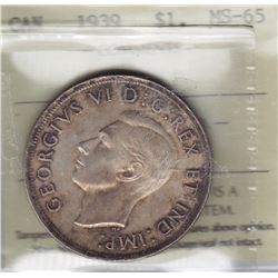 1939 Silver Dollar