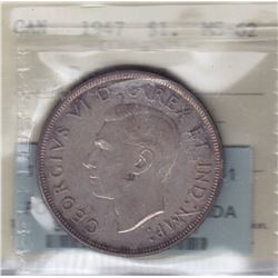 1947 Silver Dollar