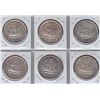 Image 2 : 1949 Canadian Silver Dollars - Lot of 6