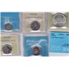 Image 2 : Canadian Graded Coins - Lot of 5