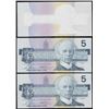 Image 1 : 1986 Bank of Canada $5 Printing Error