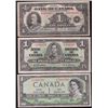 Image 1 : Bank of Canada $1 - Lot of 3