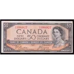 1954 Bank of Canada $50 Devil's Face