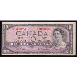 1954 Bank of Canada $10 Replacement