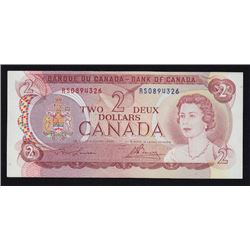 1974 Bank of Canada $2 Test Note