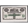 Image 1 : 186_ Government of Canada $500 Quebec Bond Plate Proof