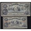 Image 1 : Bank of Nova Scotia $10 - Lot of 2