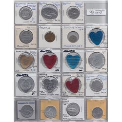 Lot of 65 Ontario Trade Tokens