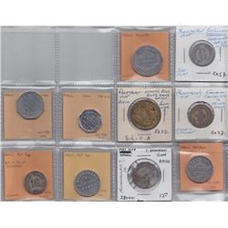 Lot of 86 Ontario Trade Tokens