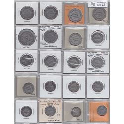 Lot of 35 Ontario Trade Tokens