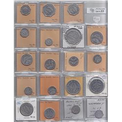 Lot of 19 Ontario Trade Tokens