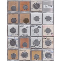 Lot of 38 Ontario Trade Tokens