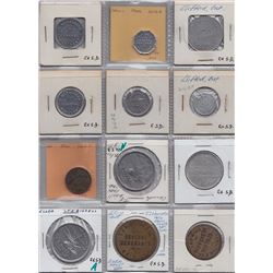 Lot of 45 Ontario Trade Tokens