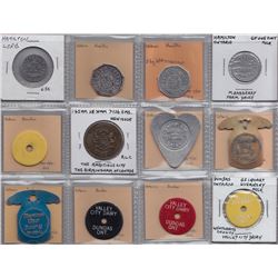 Lot of 64 Ontario Milk Tokens