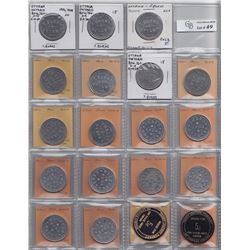 Lot of 38 Ontario Trade Tokens