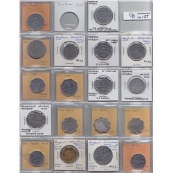 Lot of 58 Ontario Trade Tokens