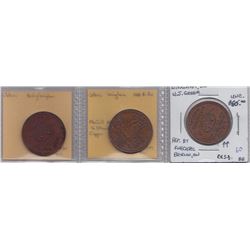 Lot of 3 Wingham, Ont. Trade Tokens
