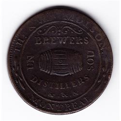 Br 562. Molson's Sou, 1837.