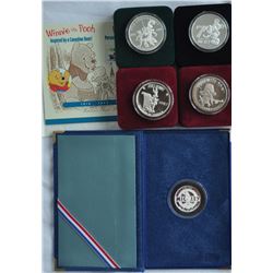World - Lot of 5 Pure Silver 1 oz Coins
