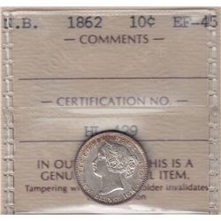 1862 New Brunswick Ten Cents